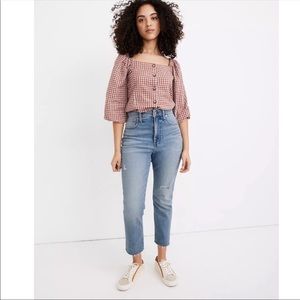 Madewell Petite Perfect Vintage jean Curvey Coffey wash
